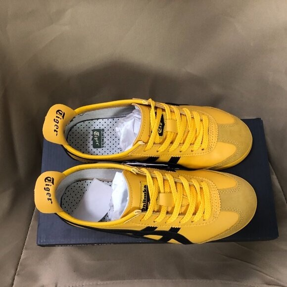 Onitsuka Tiger by Asics Yellow and Black Sneakers - Picture 6 of 9